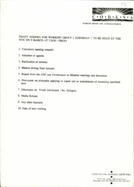 Agenda