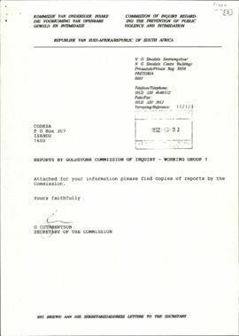 Goldstone Commission of Inquiry regarding Prevention of public violence and intimidation